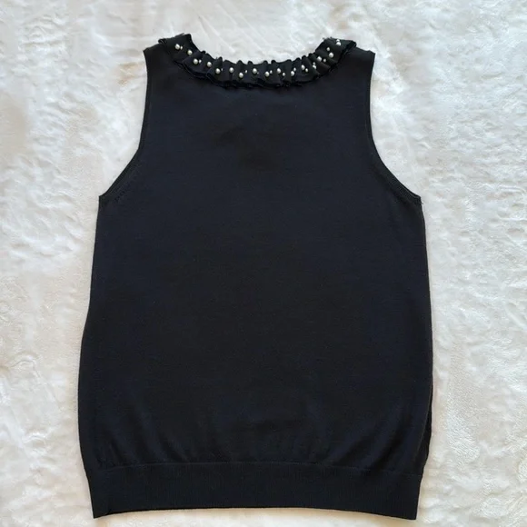 Ann Taylor Merino Wool Sleeveless Sweater - Picture 6 of 11